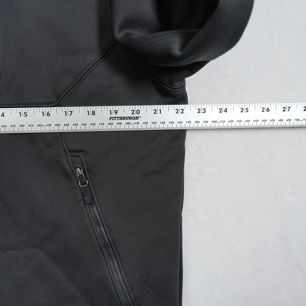 The North Face Apex Risor WindWall Softshell Hooded Jacket Mens L Black NF0A3Y34
